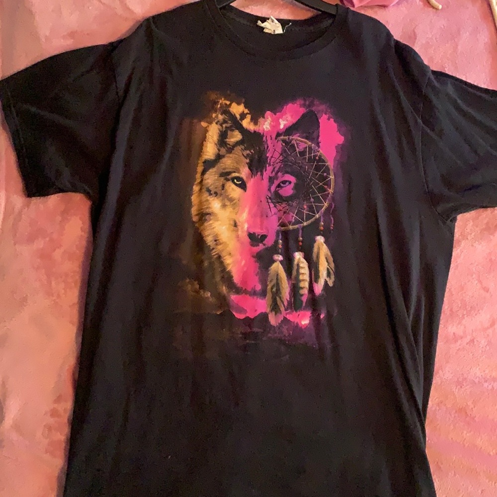wolf shirt size large for $5